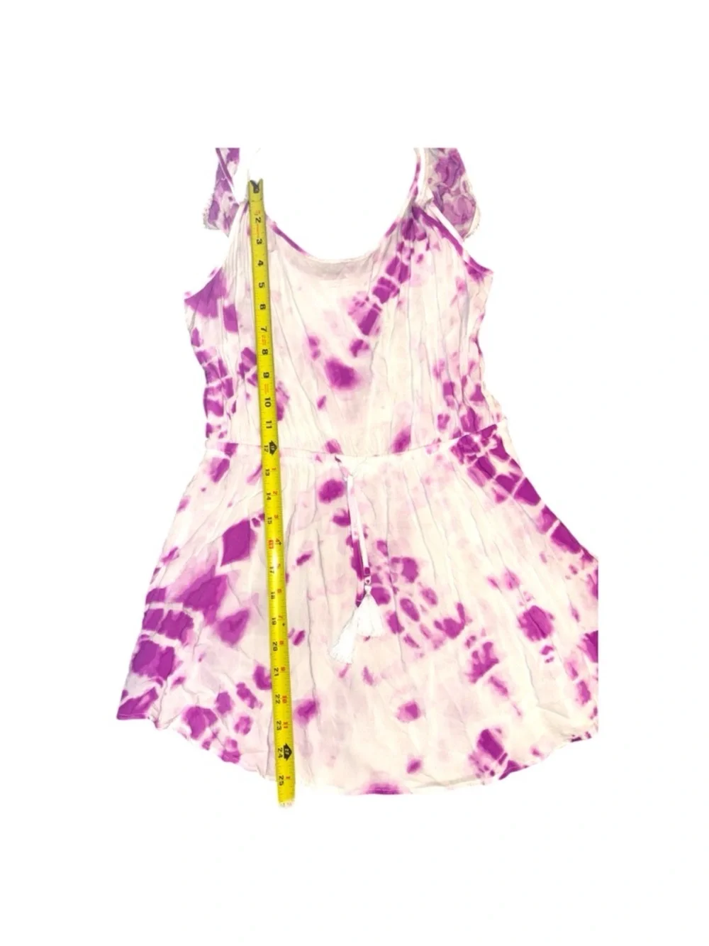 Victoria Secret Purple Tie-Dye Cruise Mini Swimsuit Coverup Sun Dress Size XS - Picture 10 of 14